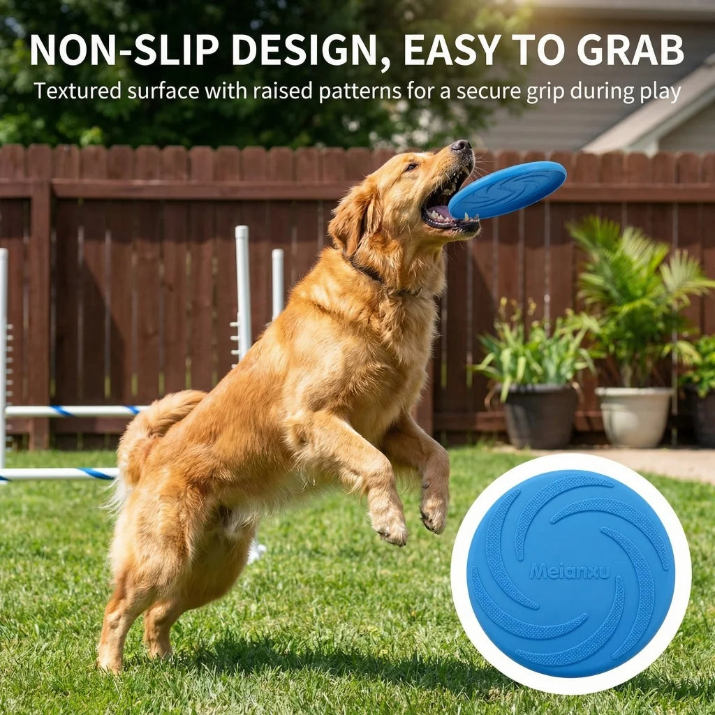 6 Pack Dog Flying Disc Toys Bite Resistant Waterproof Training