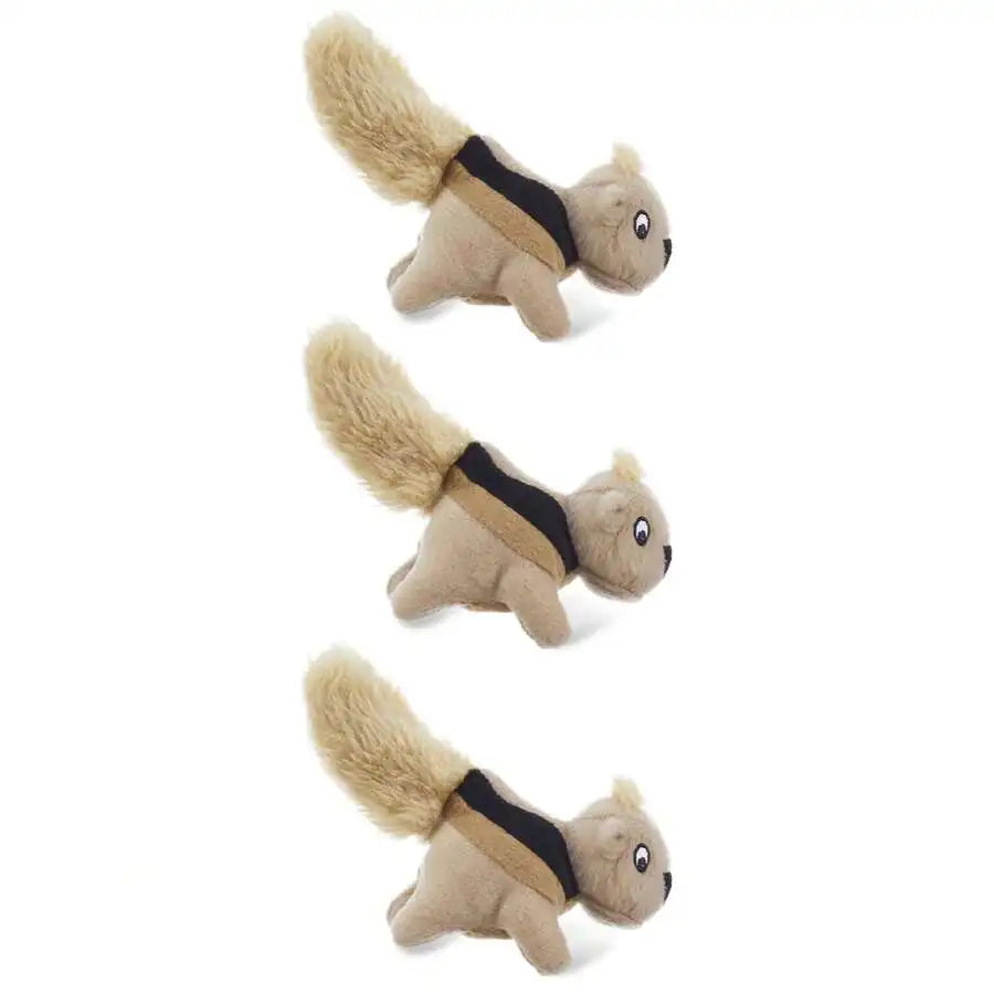 Interactive Plush Squirrel Hide And Seek Toy With Removable Squirrels