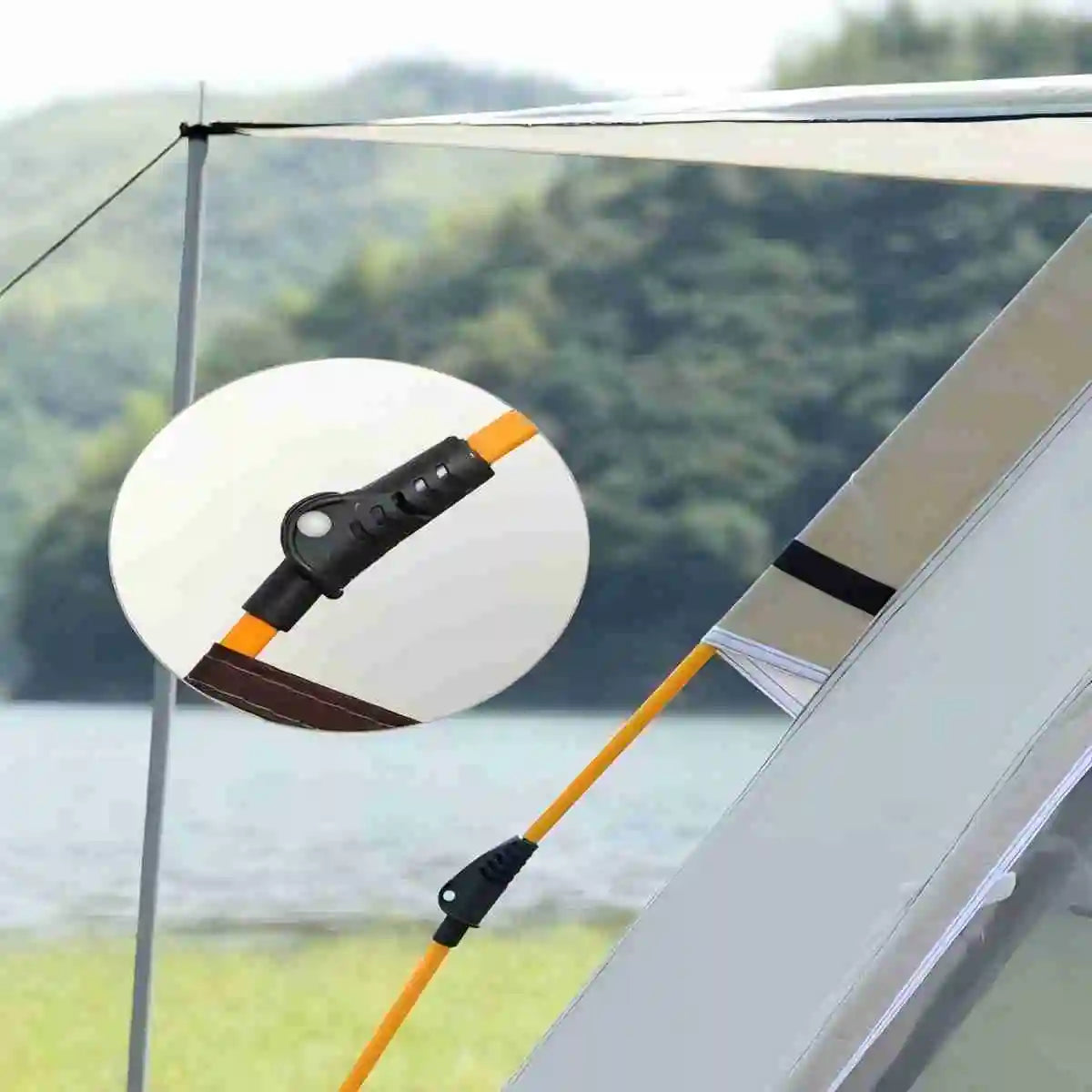 Pakicetus Outdoor Shelter Sunshade Camping Tent Two Doors Two Windows