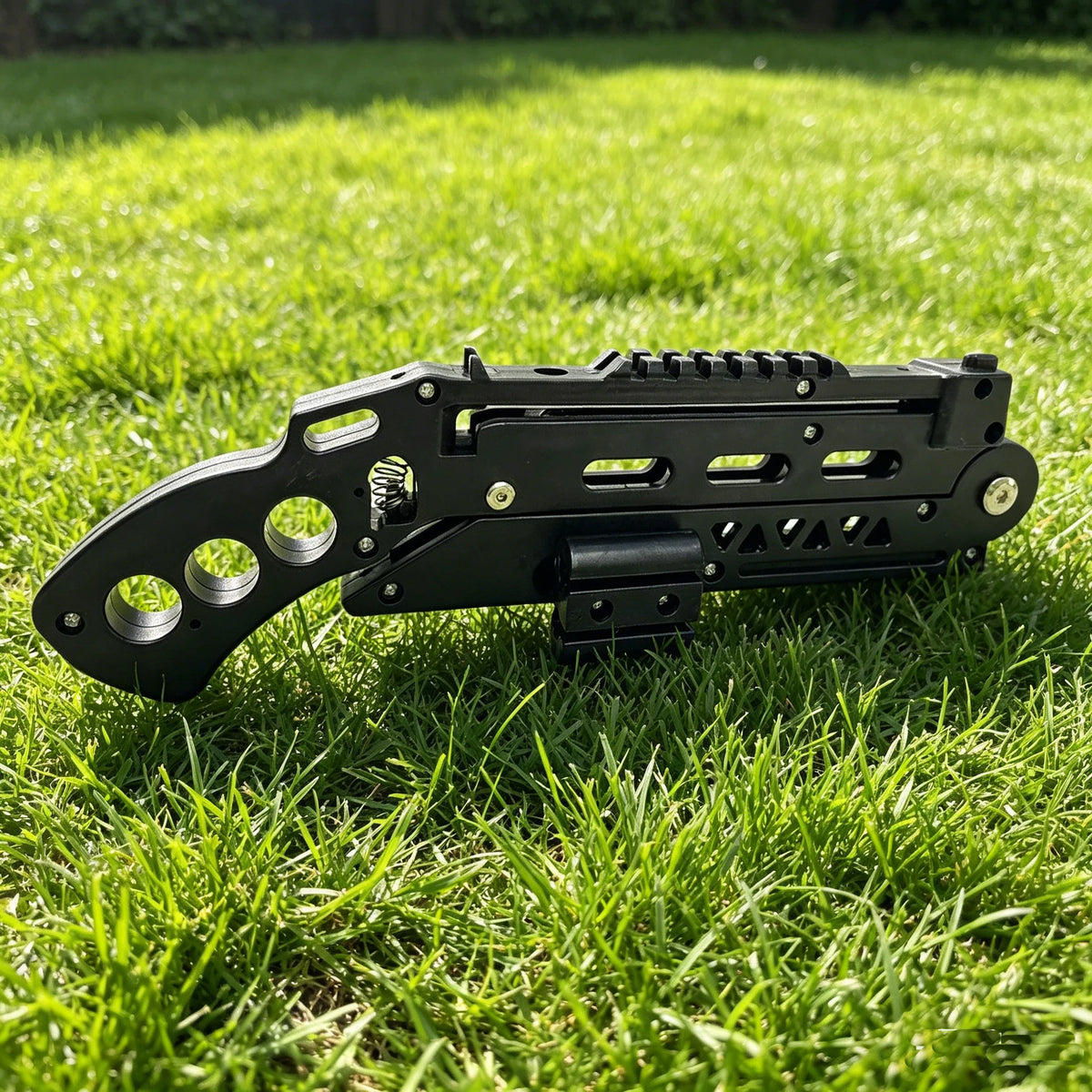 Foldable Slingshot Hunting And Survival Tool For Camping