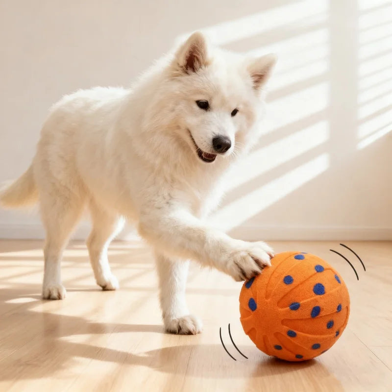 Booteely Dog Interactive Ball Toy With Automatic Vibrating Action