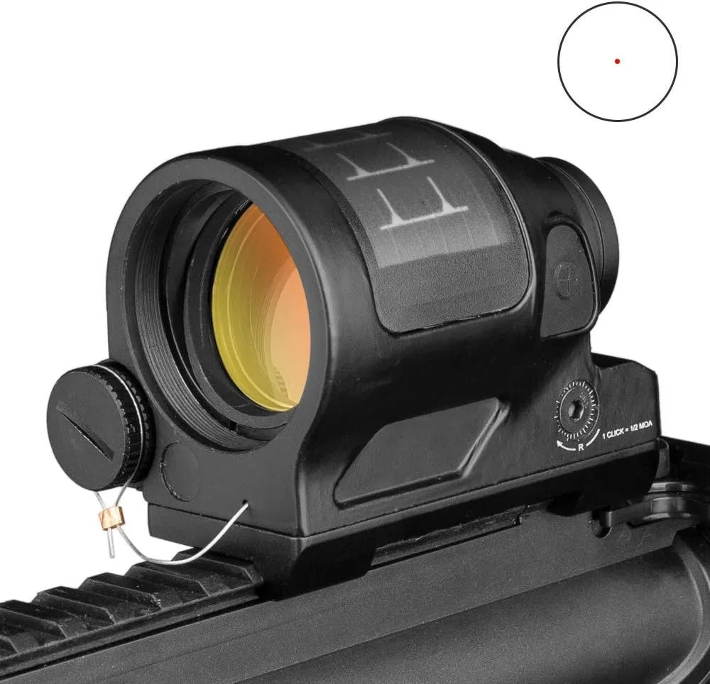 Nabila Solar Powered Red Dot Reflex Sight With QD Mount