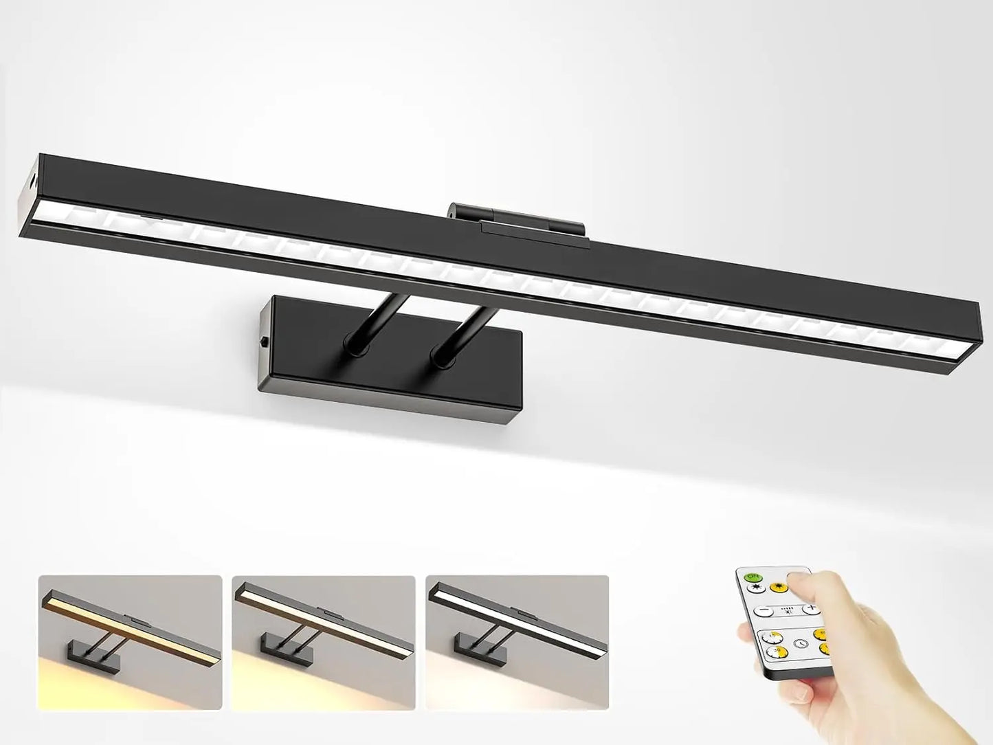 PRTILOUD CCT Dimmable Wireless Picture Light For Paintings