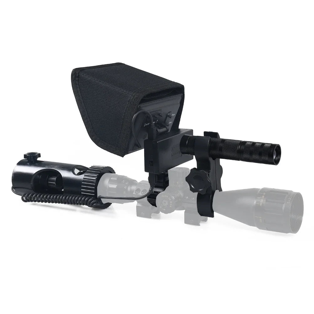 Hunting Riflescope Night Vision IR Optics Sight Scope Camera with 850nm Infrared LED Display Tactical DIY Night Vision Device