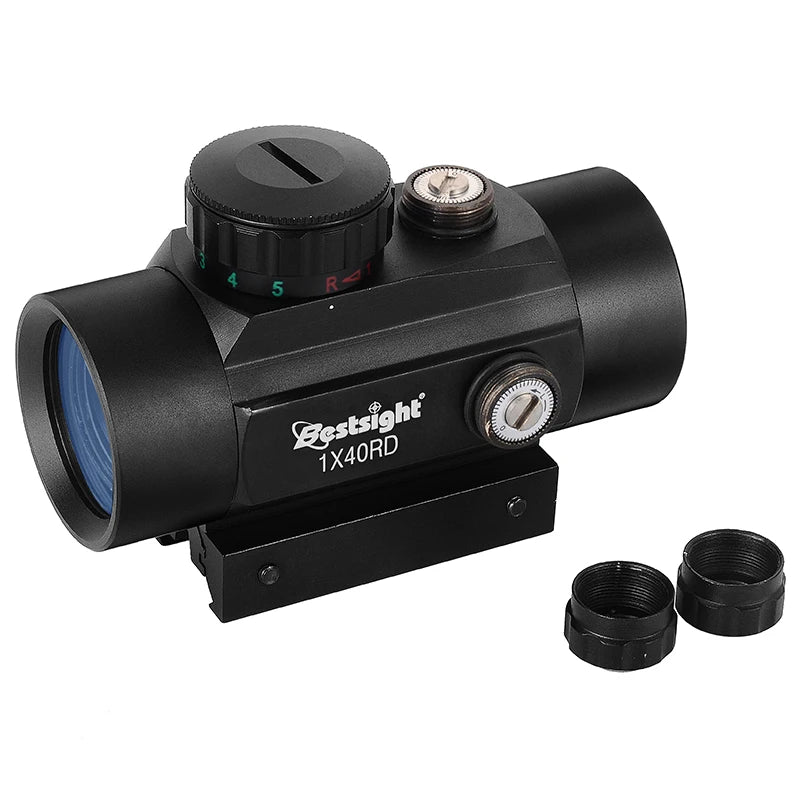 Bestsight Illuminated Red Dot Sight For Airsoft Hunting Rifle