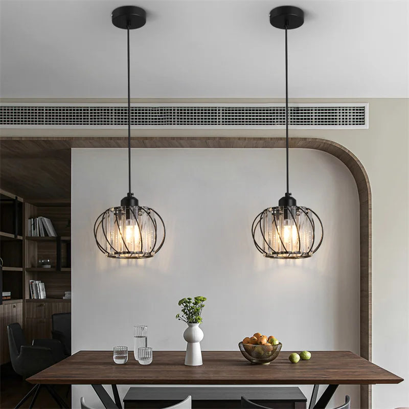 GreeLustr Crystal LED Chandelier Light Pendant Ceiling Lamp
