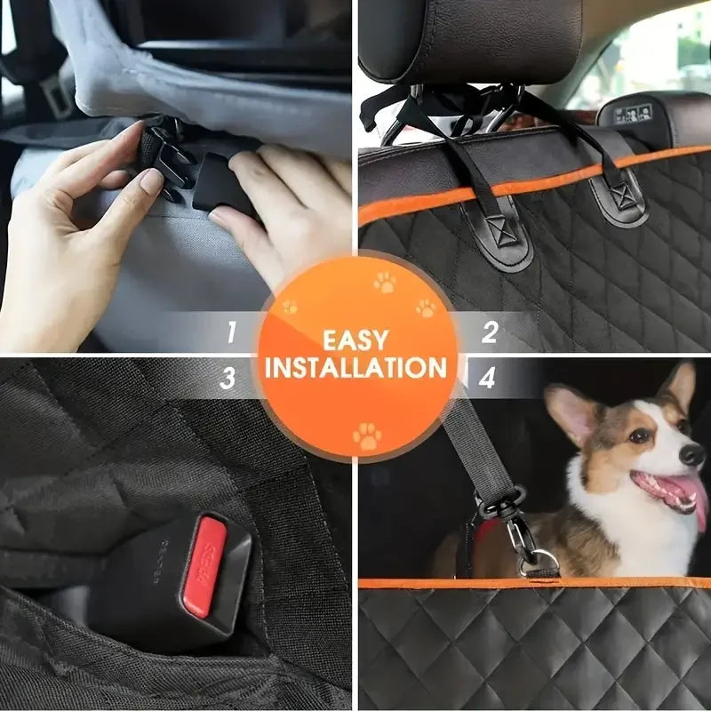Dog Car Seat Cover Waterproof Hammock Nonslip For Cars
