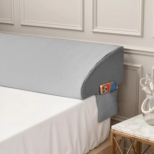JHK Ventilated Memory Foam Headboard Wedge Pillow For Neck Support