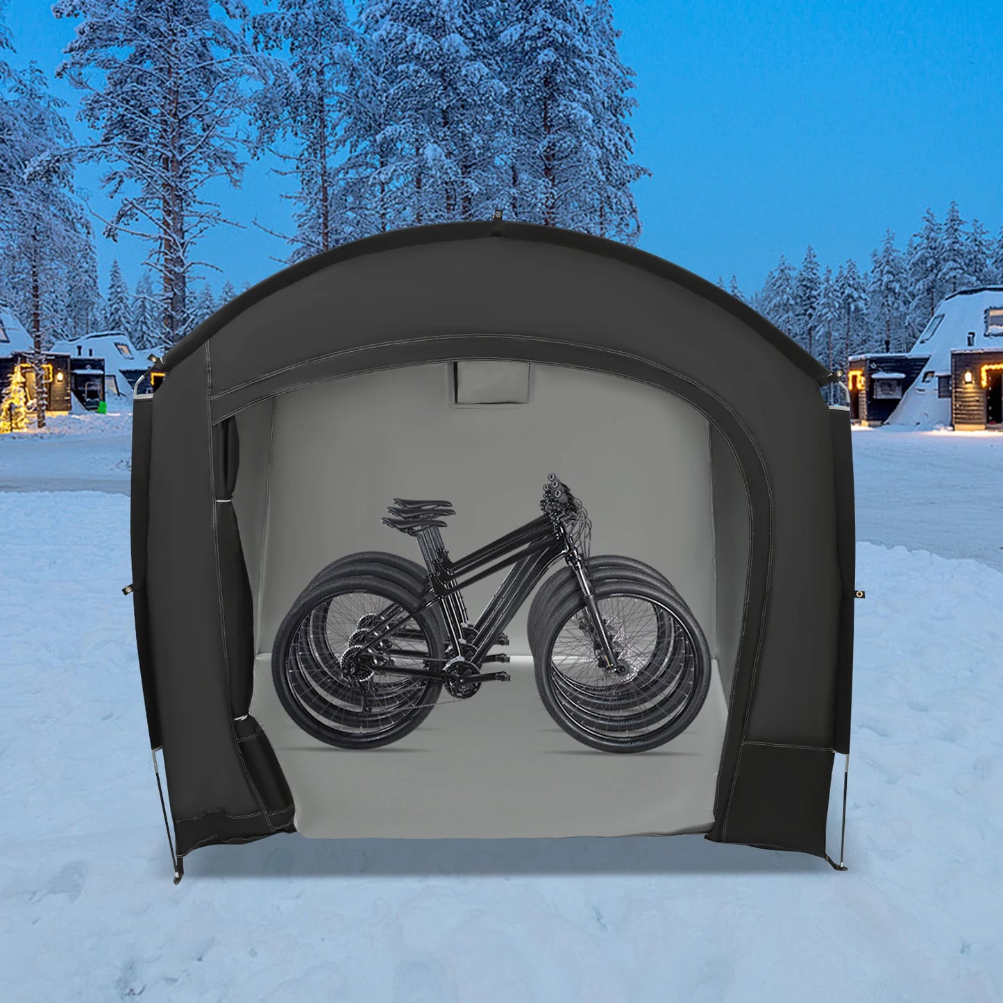 Portable Bike Storage Shed Waterproof Bicycle Shelter Tent
