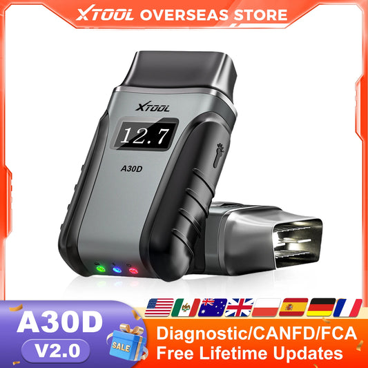 XTOOL Anyscan A30D Wireless OBD2 Scanner with Free Updates