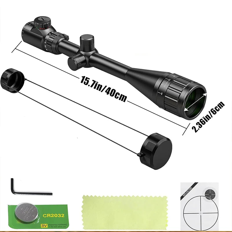 Bestsight Illuminated Tactical Hunting Rifle Scope With Red Green Reticle