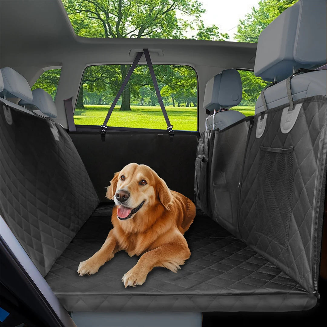 BINGOPAW Waterproof Dog Car Seat Cover Hammock Scratch Resistant For Back Seat