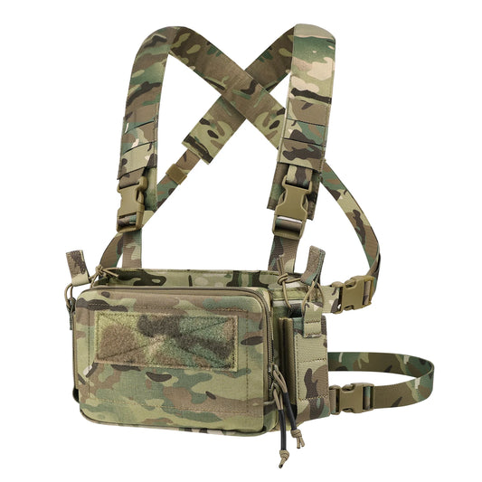 KRYDEX Tactical D3CRM Chest Rig With Triple Magazine Pouches