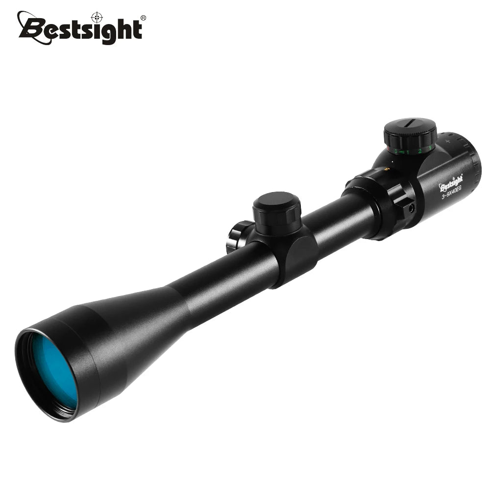 Nabila Illuminated Hunting Scope With Mounts Mil Dot Reticle