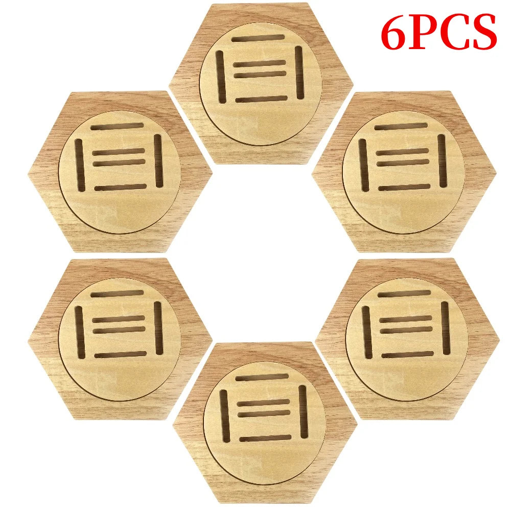 1-10Pcs Medal Display Stand Wooden Medal Hanger for Sport Track Field Running Creative Splicing Wall Hexagonal Honor Decor Rack