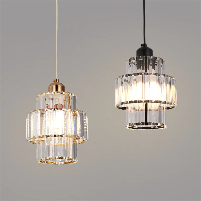 GreeLustr Crystal LED Chandelier Light Pendant Ceiling Lamp