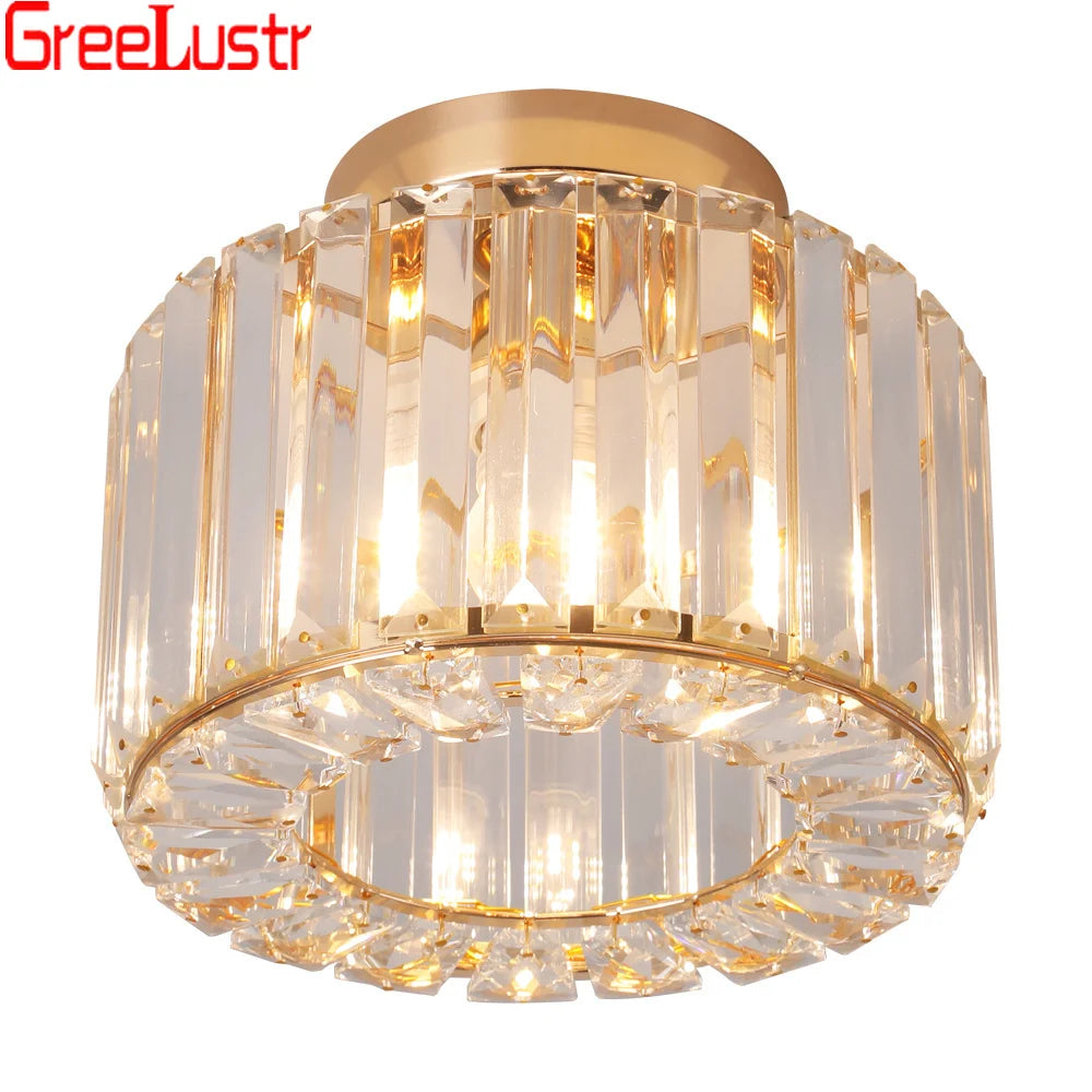 GreeLustr Modern Crystal Chandeliers Ceiling Light With E27 Led