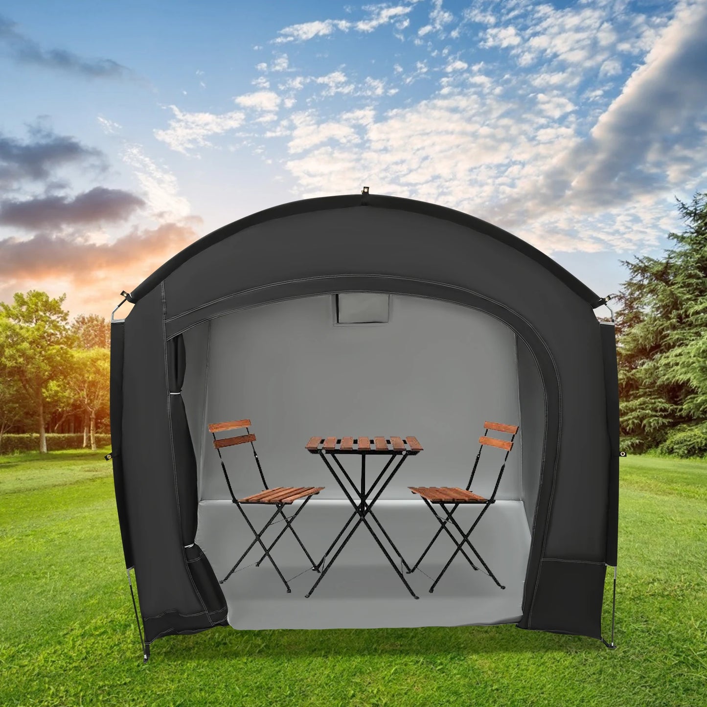Portable Bike Storage Shed Waterproof Bicycle Shelter Tent