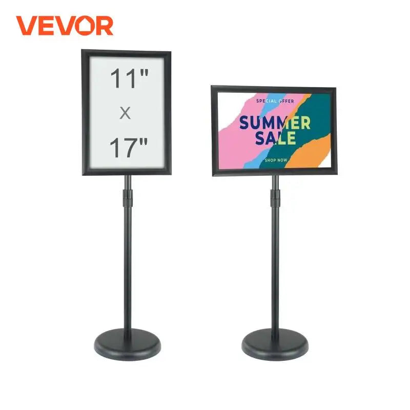 VEVOR Pedestal Sign Holder Heavy Duty Floor Poster Stand