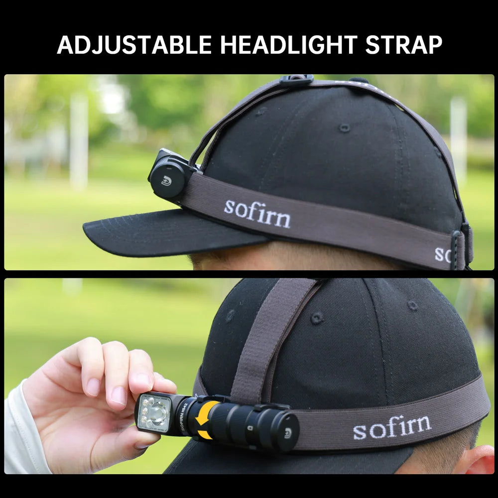 Sofirn HS42 USB C Rechargeable Headlamp 2100 Lumens For Camping