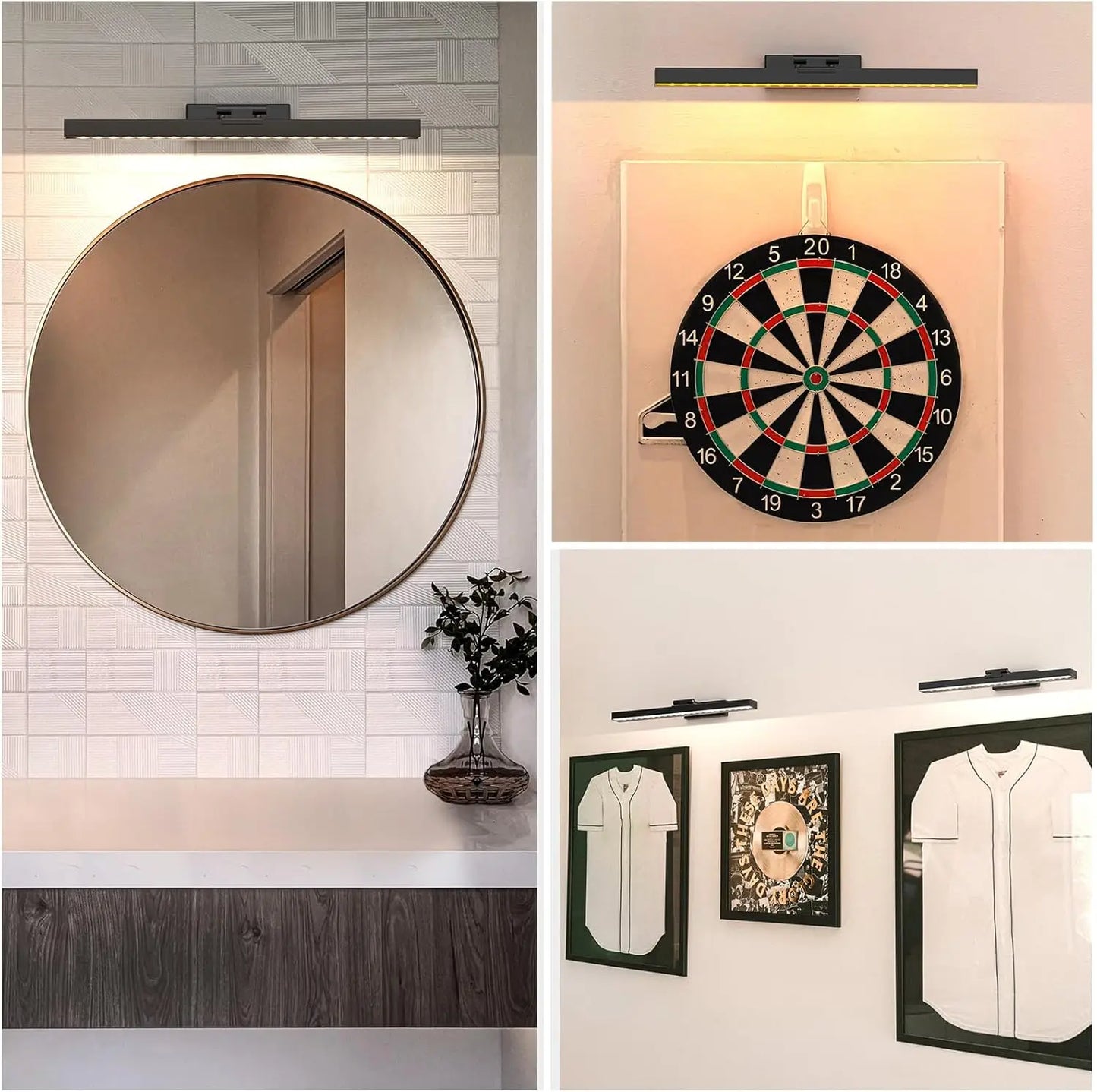 PRTILOUD CCT Dimmable Wireless Picture Light For Paintings