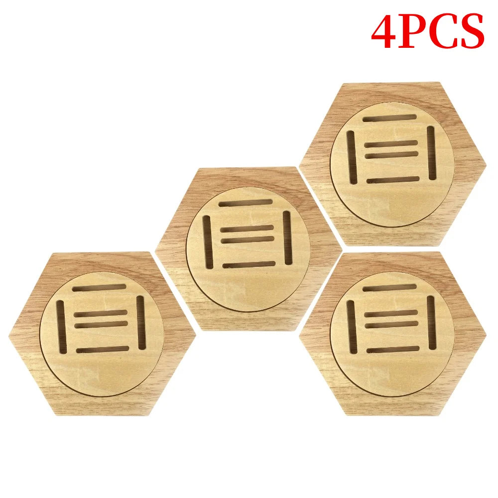 1-10Pcs Medal Display Stand Wooden Medal Hanger for Sport Track Field Running Creative Splicing Wall Hexagonal Honor Decor Rack
