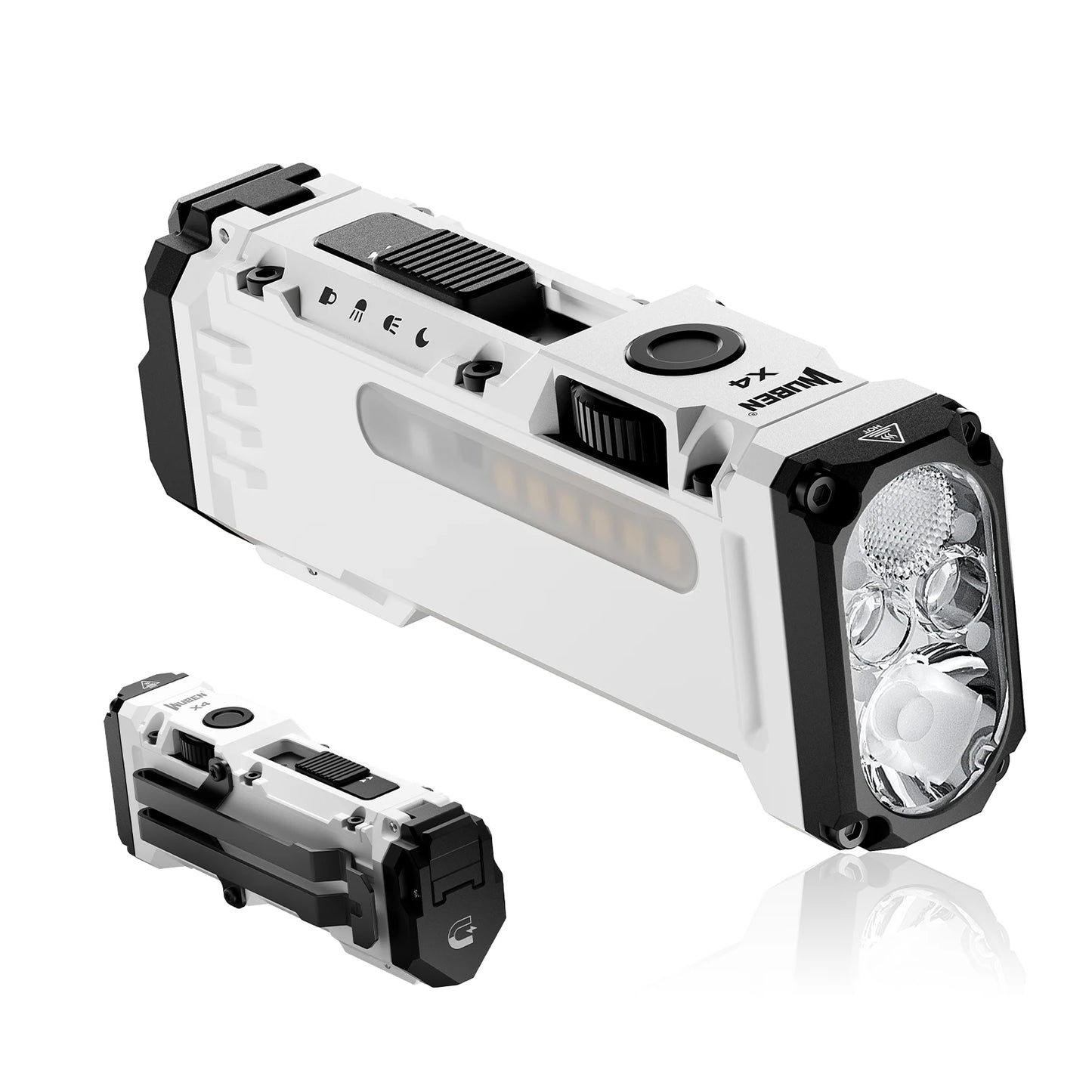 WUBEN X4 EDC Flat Flashlight RGB 1600 Lumens Magnetic IP68