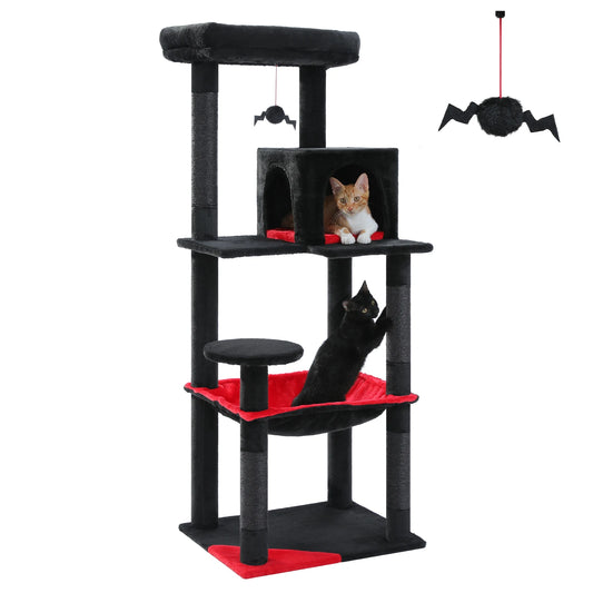 PAWZ Road Gothic Cat Tree Indoor Tower With Hammock