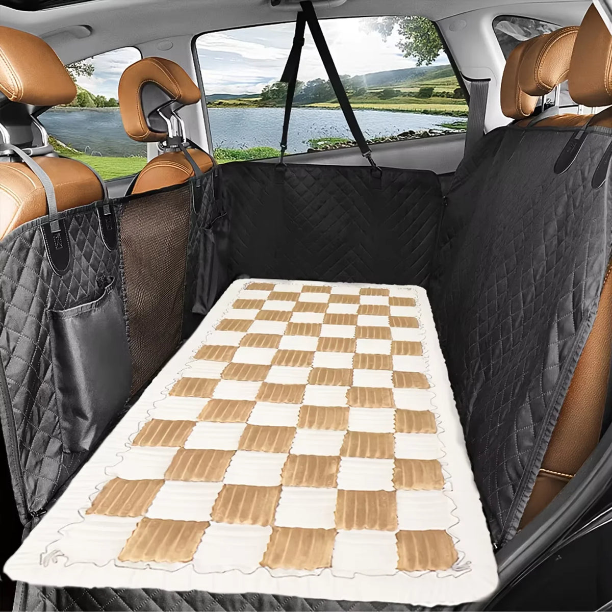 Waterproof Non Slip Pet Car Seat Cover And Sofa Protector