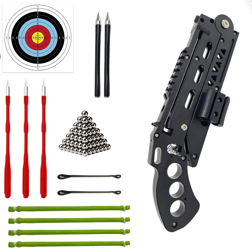 Foldable Slingshot Hunting And Survival Tool For Camping
