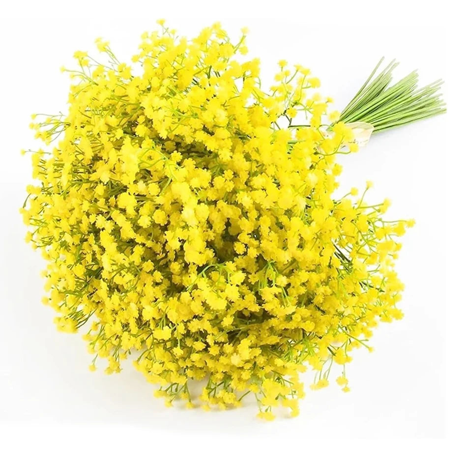 48PCS Babysbreath Artificial Flowers, Starry Sky Flowers Artificial Bulk, White Flores Greenery for Wedding Tables Decor