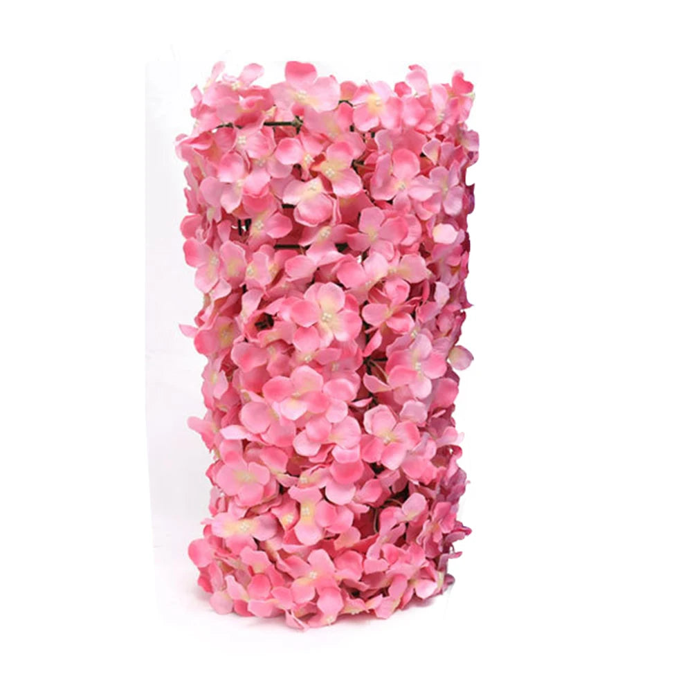 Elegant Silk Rose Flower Wall Panels For Wedding Decor