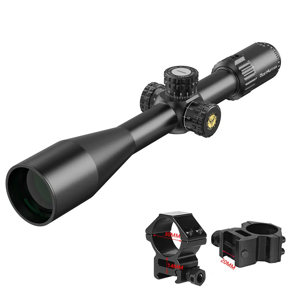 WestHunter 6-24X50 SFP Riflescope With Reset Lock Turrets For Hunting