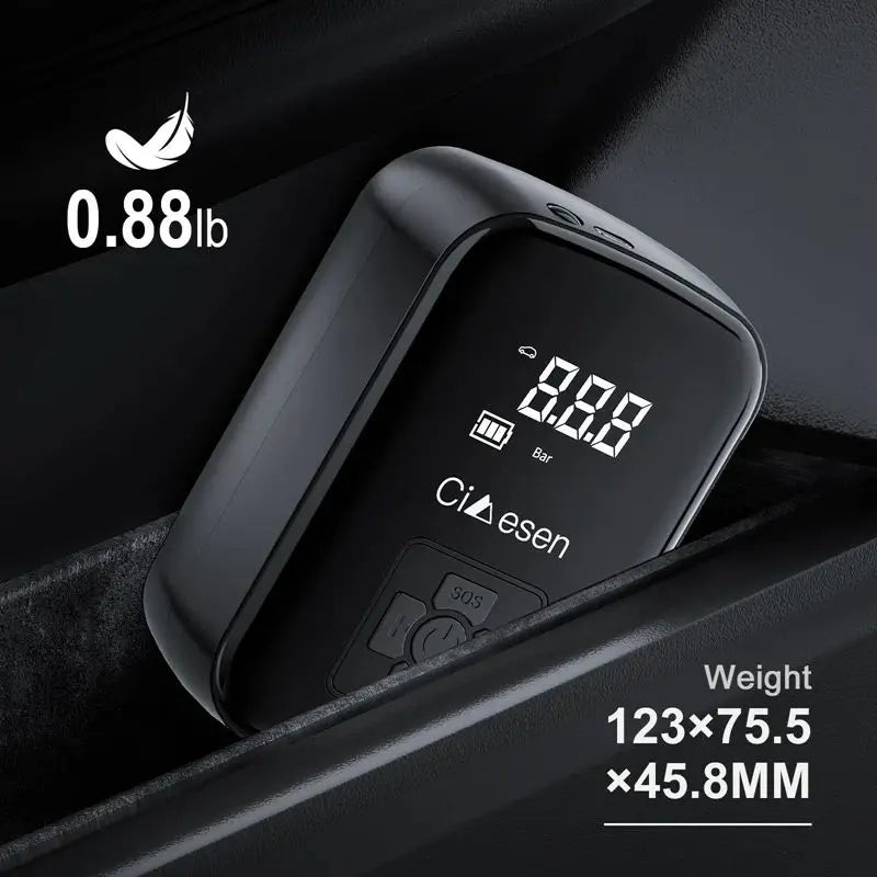 HELLOLEIBOO Car Wireless Air Pump Portable Tire Inflator
