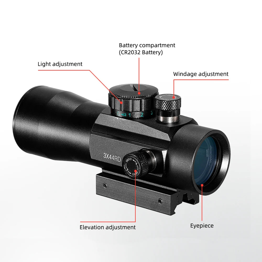 Bestsight Tactical Red Dot Riflescope Optic for Hunting