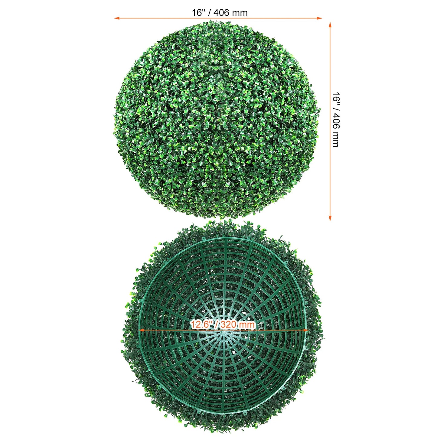 Artificial Boxwood Topiaries With LED Lights For Outdoor Decor