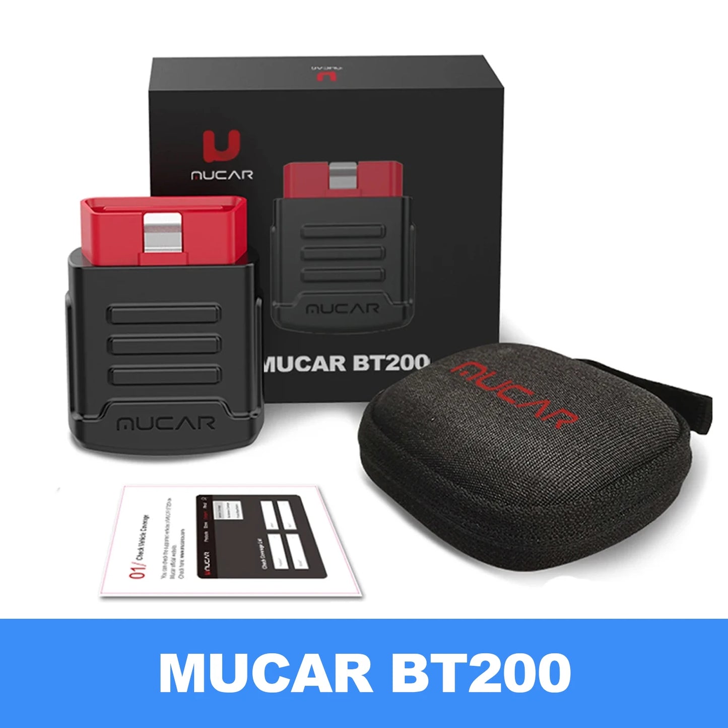 MUCAR BT200 Pro OBD2 Bluetooth Diagnostic Tool Full System