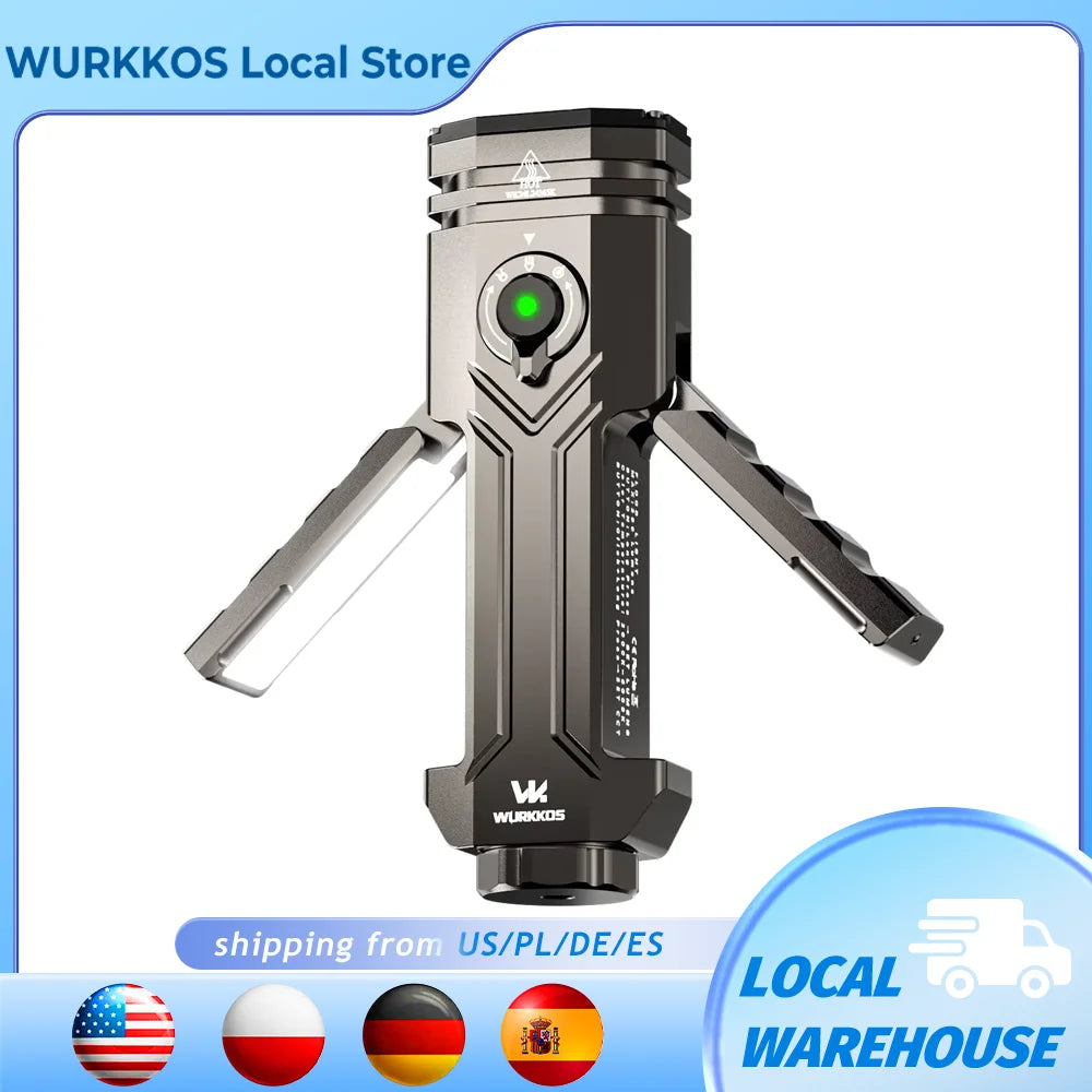 Wurkkos HD02 LED Camping Lamp Outdoor Portable Searchlight Rechargeable