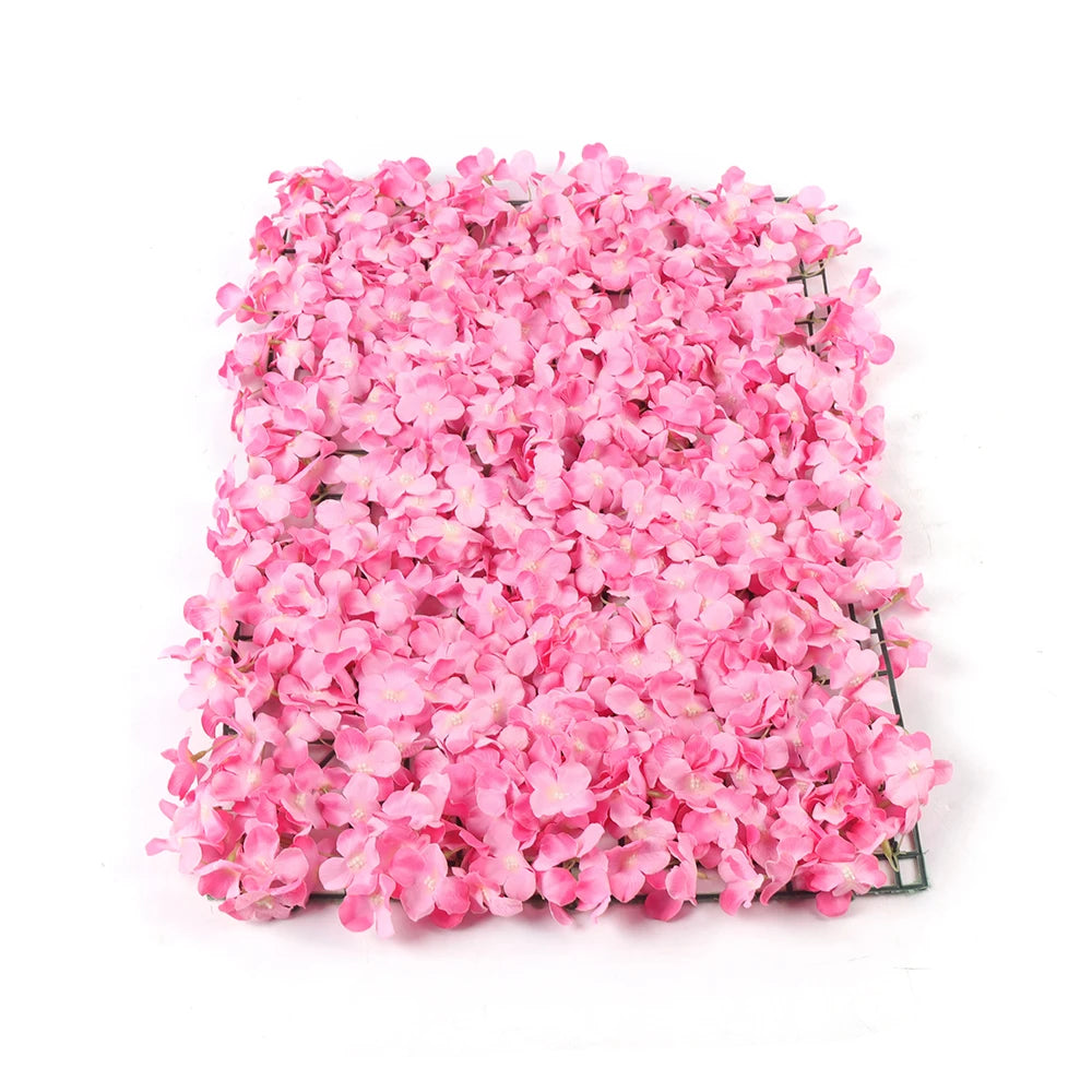Elegant Silk Rose Flower Wall Panels For Wedding Decor