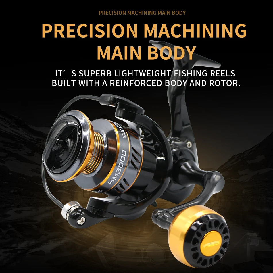 Rooblinos Spinning Fishing Reel 10Kg Max Drag