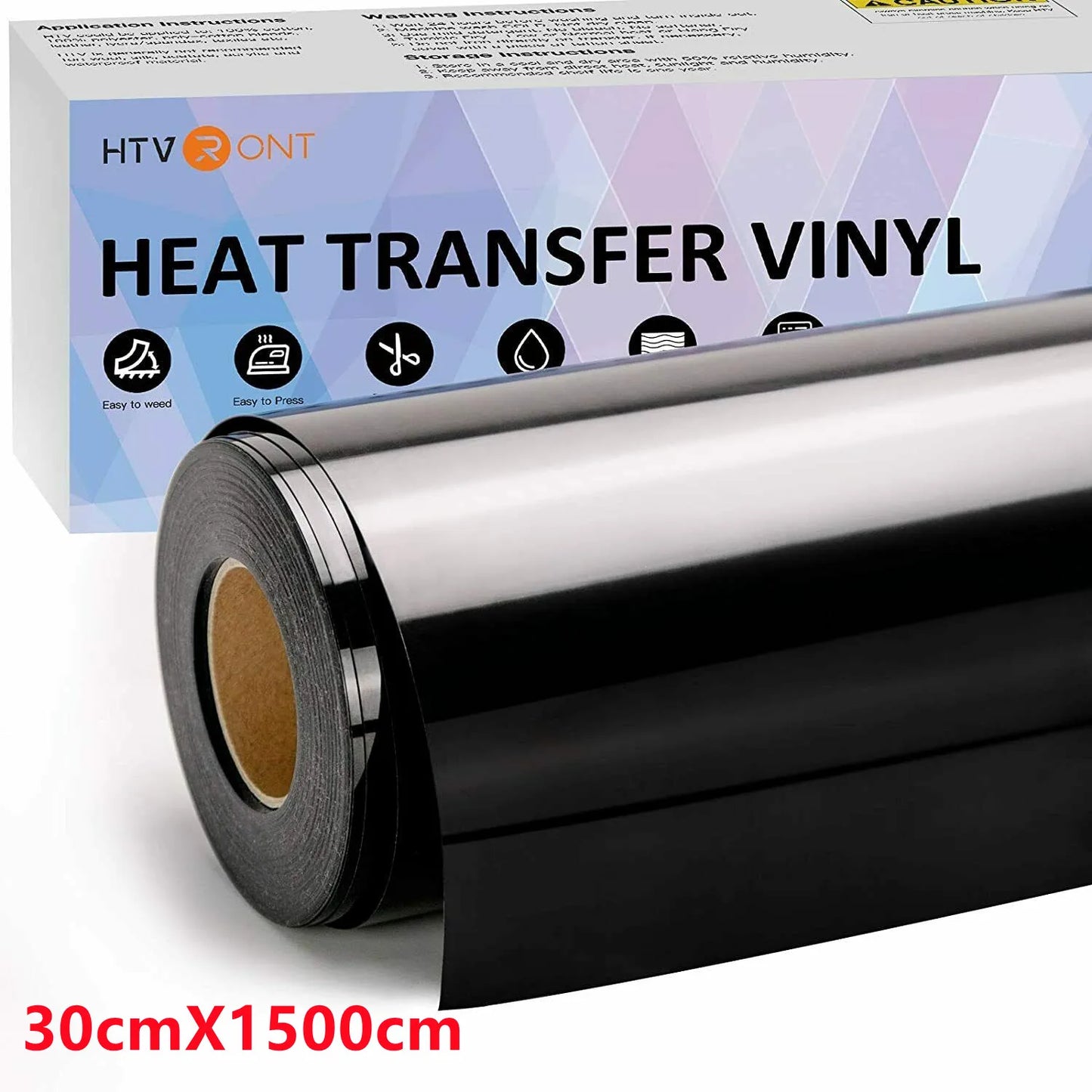 HTVRONT Heat Transfer Vinyl Roll for T Shirt Craft