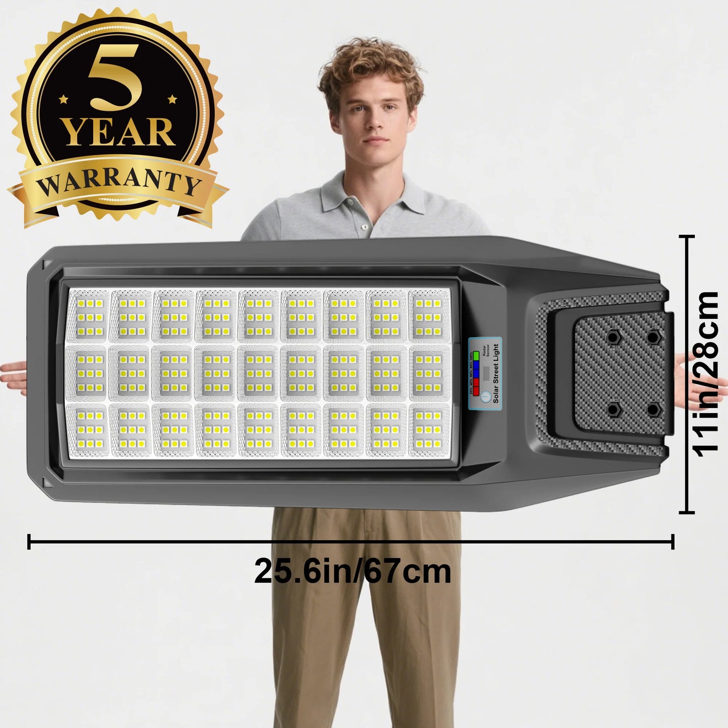 Outdoor Solar Motion Sensor Light Dusk To Dawn IP65