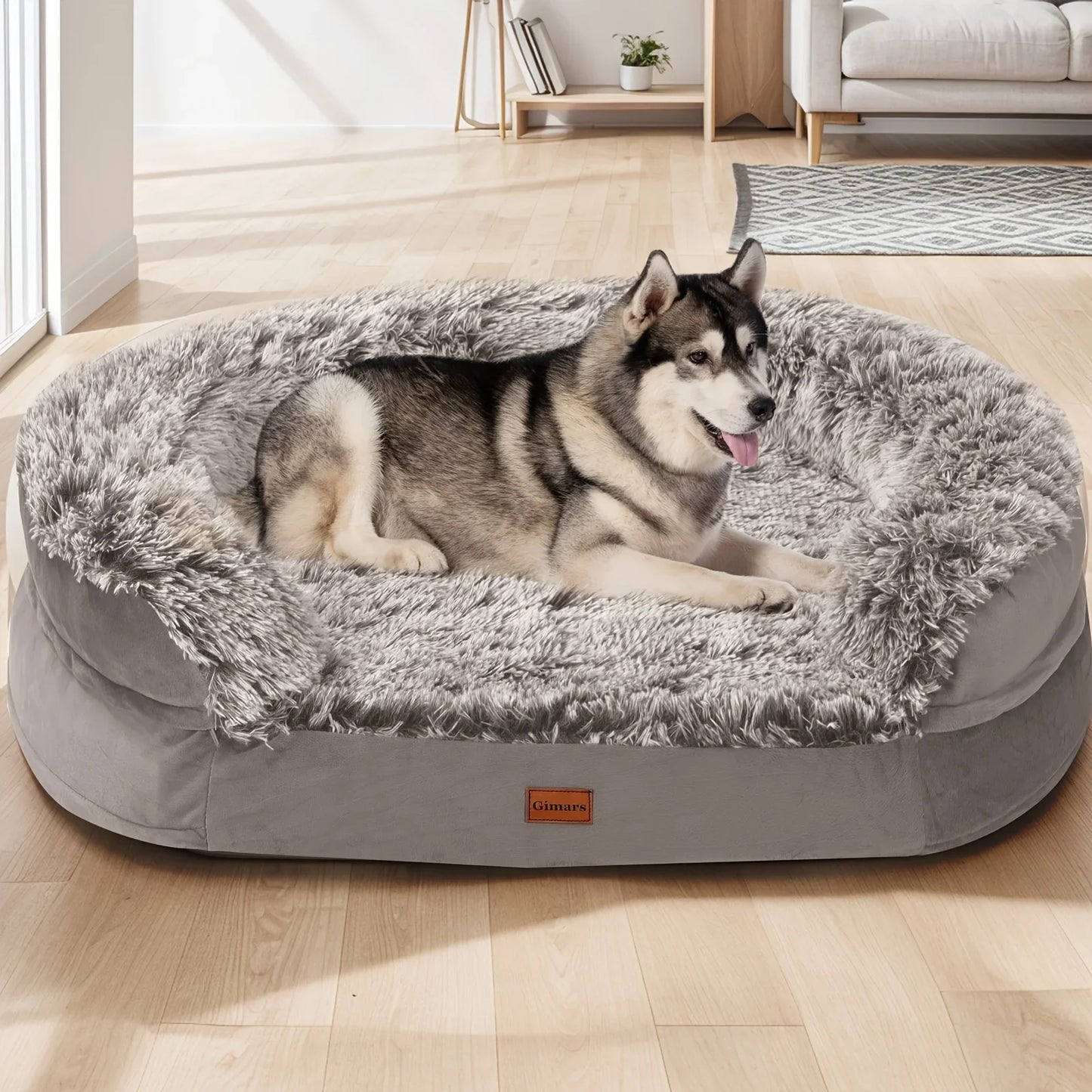 Gorsmoon Orthopedic Egg Foam Dog Bed With Removable Washable Cover
