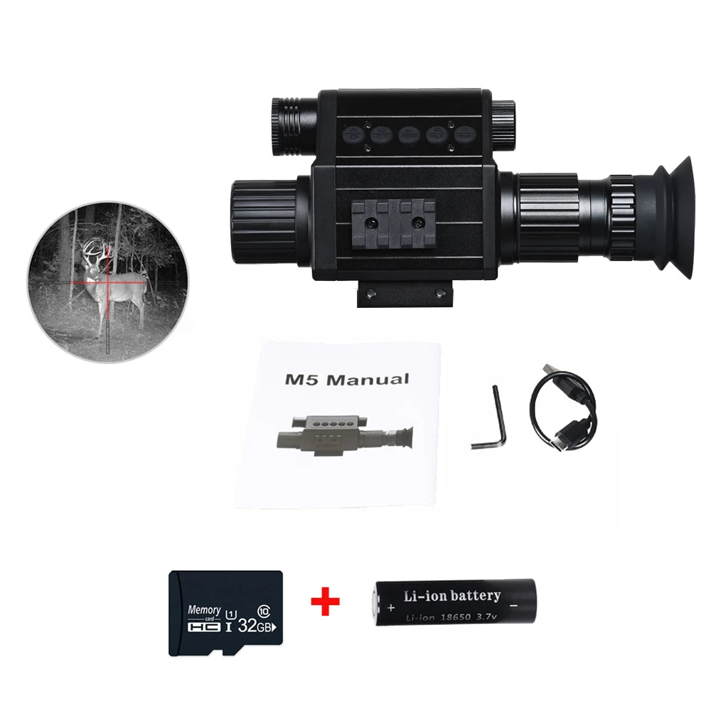 Tensdarcam Digital Night Vision Monocular With Infrared Camera