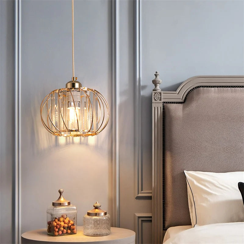 GreeLustr Crystal LED Chandelier Light Pendant Ceiling Lamp