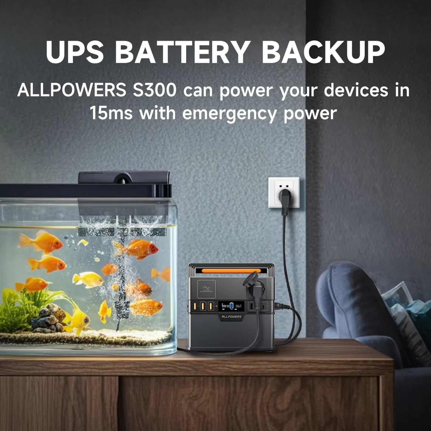 ALLPOWERS S300 Plus Portable Power Station 288Wh Battery Generator