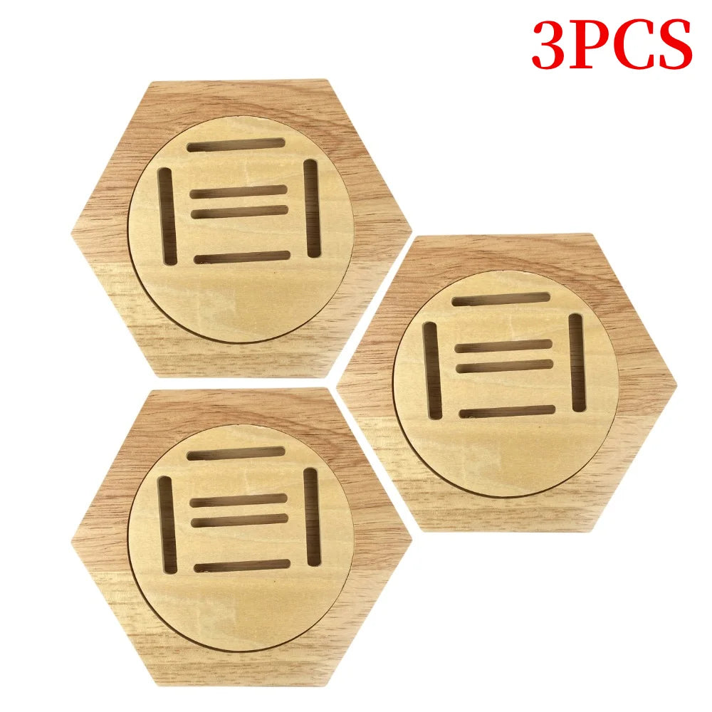 1-10Pcs Medal Display Stand Wooden Medal Hanger for Sport Track Field Running Creative Splicing Wall Hexagonal Honor Decor Rack