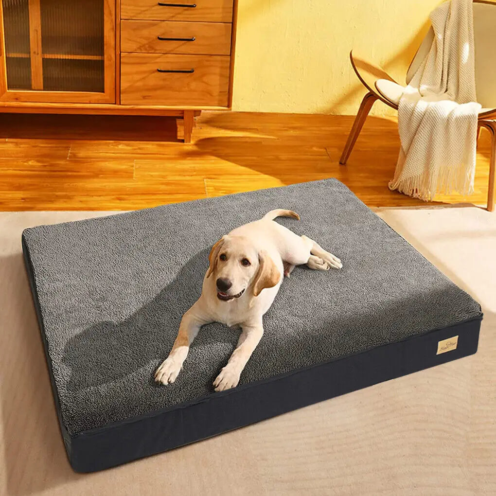 Orthopedic Dog Bed With Memory Foam and Waterproof Washable Cover