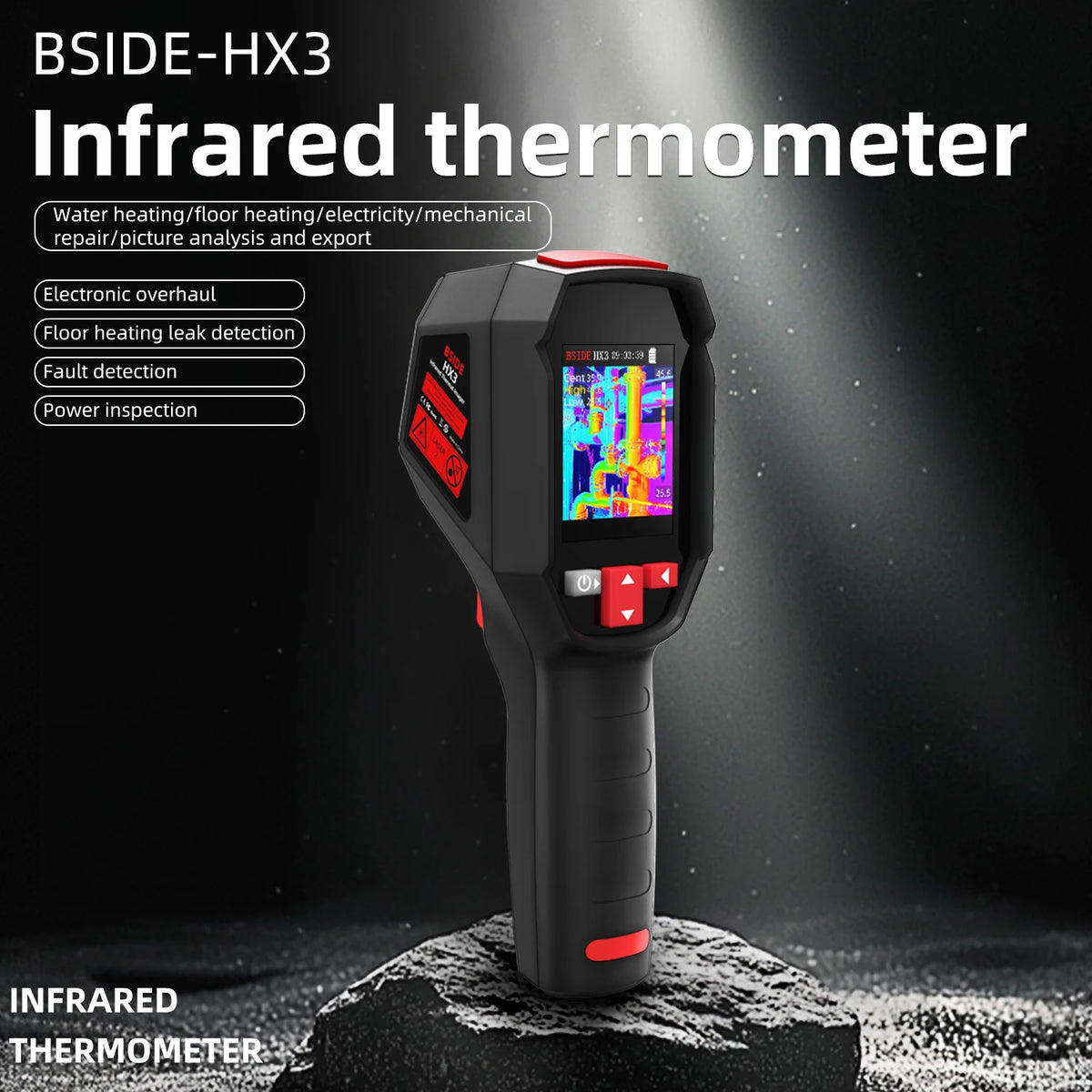 BSIDE Thermal Imaging Camera With Laser Pointer For HVAC Electrical