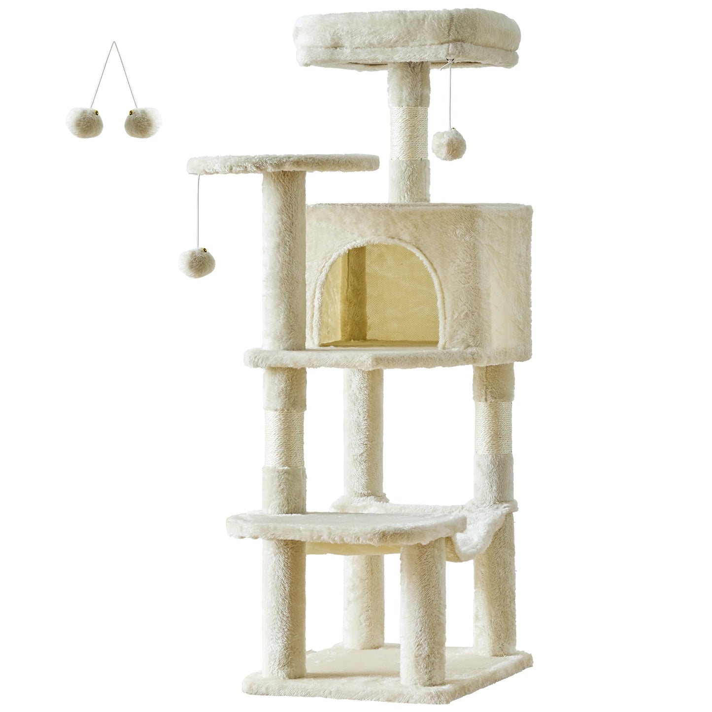 JHK Cat Tree Tall Multi Cat Climbing Tower Indoor Furniture